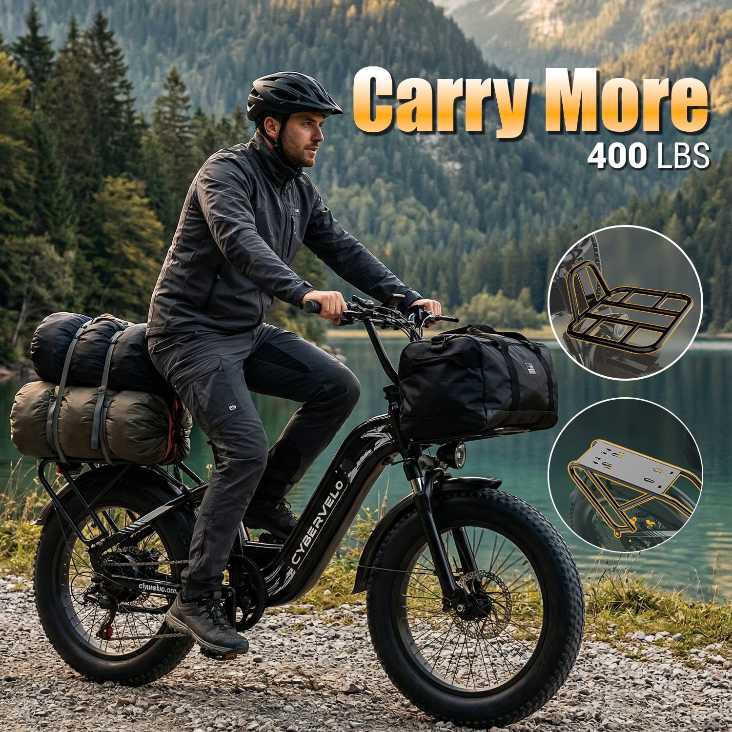Aoango 1000W Electric Bike,48V 20AH Removable Battery EBike,Electric Bike for Adults, 20" Fat Tire ebike, Adult Electric Bikes for Commute All Terrain one year warrenty