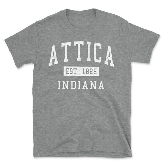 Attica Indiana Classic Established Men's Cotton T-Shirt