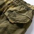 thumbnail image 4 of cllios Camo Cargo Shorts for Men with Multi Pockets Casual Drawstring Work Shorts Gym Athletic Shorts Fathers Day Gift Ideas Yellow,XXL, 4 of 7