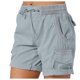 thumbnail image 3 of 2024 nuevo nuevo de las mujeres de color sólido pantalones cortos casuales verano moda cintura delgada recta, 3 of 4