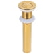 thumbnail image 2 of Desagüe del Fregadero Dorado sin Desbordamiento Grifo de Baño Antiobstrucción Tapón de Drenaje para Lavabo Escurridor Emergente Desagüe del Fregadero del Baño para ANGGREK Otros, 2 of 8