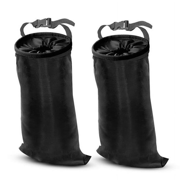 Bote de basura de coche EcoNour (paquete de 2) para colgar, impermeable, Oxford