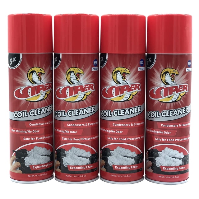 Refrigeration Technologies Viper Nettoyant pour Serpentins Sans Rinçage RT375A (Lot de 4)