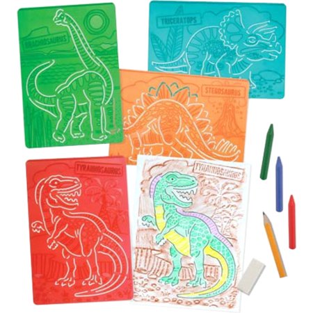 Melissa & Doug Textured Stencils, Dinosaurs