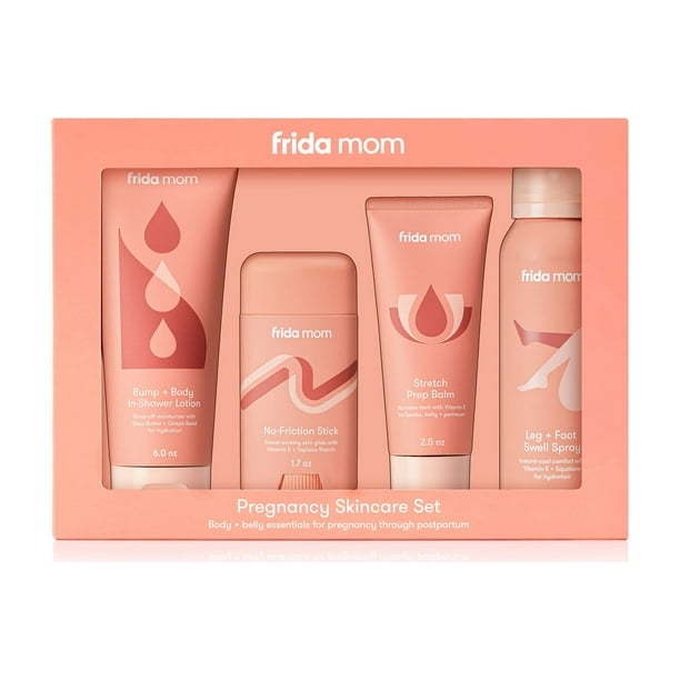 Set de alivio corporal para el cuidado de la piel durante el embarazo Frida Mom, 4 unidades Frida Mom NA