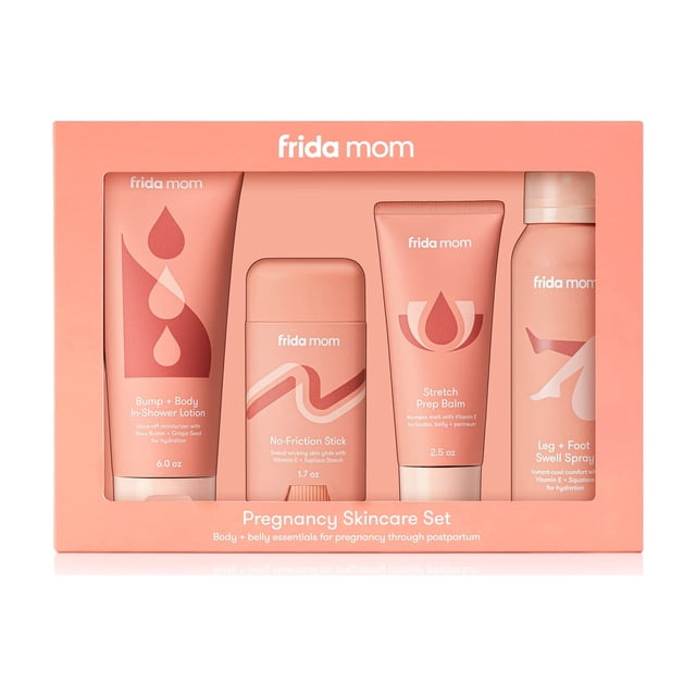 Set de alivio corporal para el cuidado de la piel durante el embarazo Frida Mom, 4 unidades Frida Mom NA