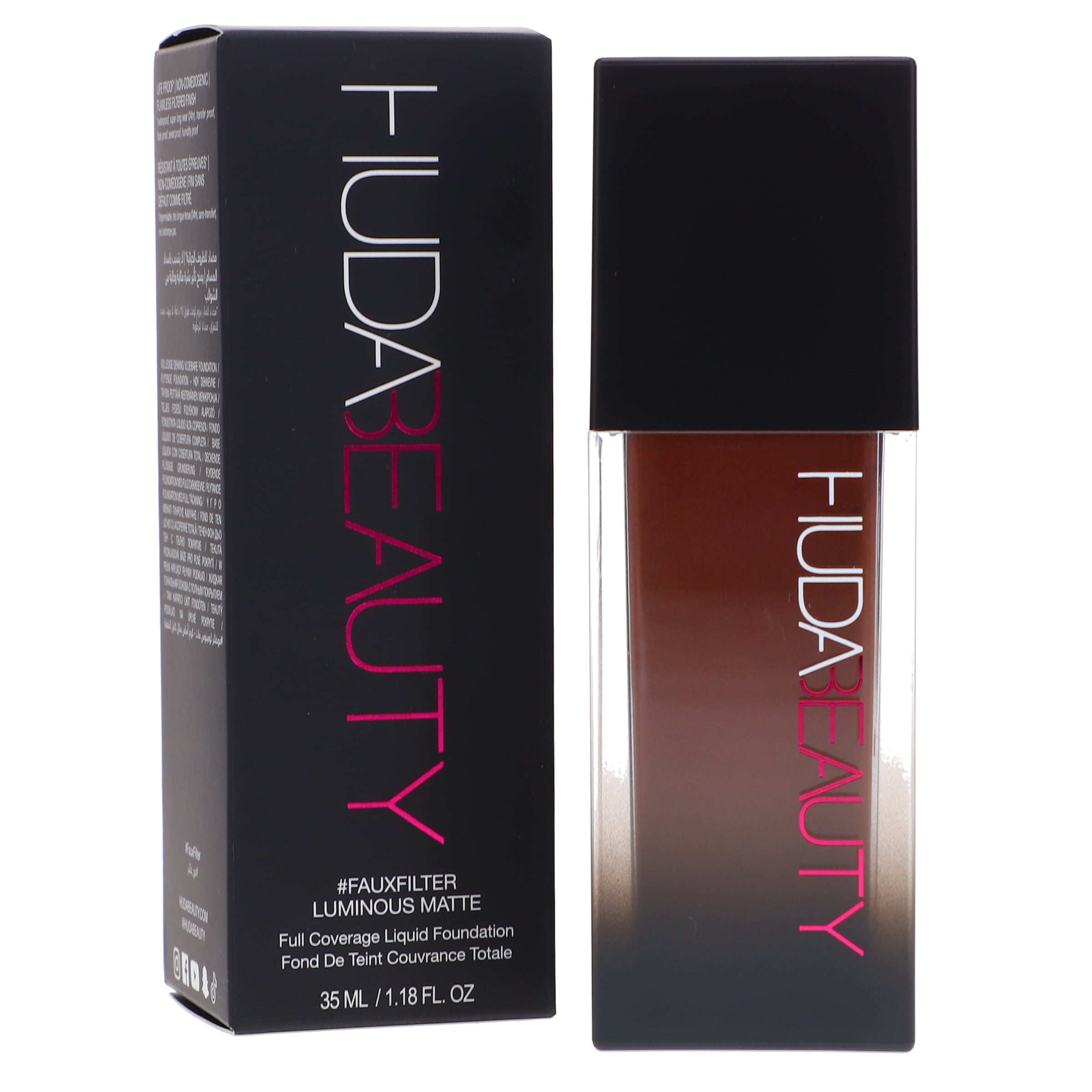 HUDA BEAUTY #FauxFilter Luminous Matte Foundation Ganache 560R 1.18 oz
