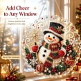 thumbnail image 7 of Christmas Pearl Diamond Art Kit for Adults | DIY Pearl Diamond Painting Suncatcher with 3D Mixed-Size Beads, Lace-Edge Acrylic Hanging Ornament, Pre-Attached Metal Chain Great Christmas Decor, 7 of 7