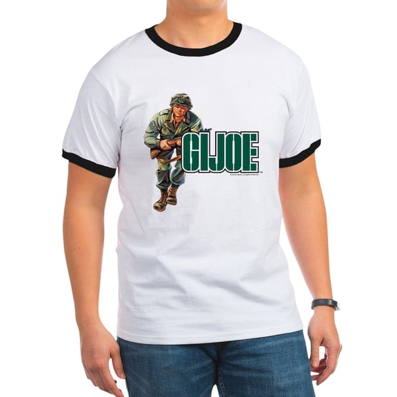 CafePress - G.I. Joe Logo Ringer T - 100% Cotton Ringed T-Shirt