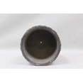 thumbnail image 2 of Planter Pot - White Leaf Pattern, 2 of 4