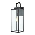 thumbnail image 6 of 22.4 inch Outdoor Wall Light with Matte Black Finish Clear Glass Shade 2-pack, 6 of 10