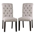 thumbnail image 3 of Furniture of America Castore Wood 5-Piece Round Dining Table Set in Light Gray, 3 of 7