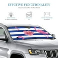 thumbnail image 4 of Bingfone Pink Flamingo Car Windshield Sunshade,Sun Foldable Sun Shield Sun Visor for Car - Medium, 4 of 9