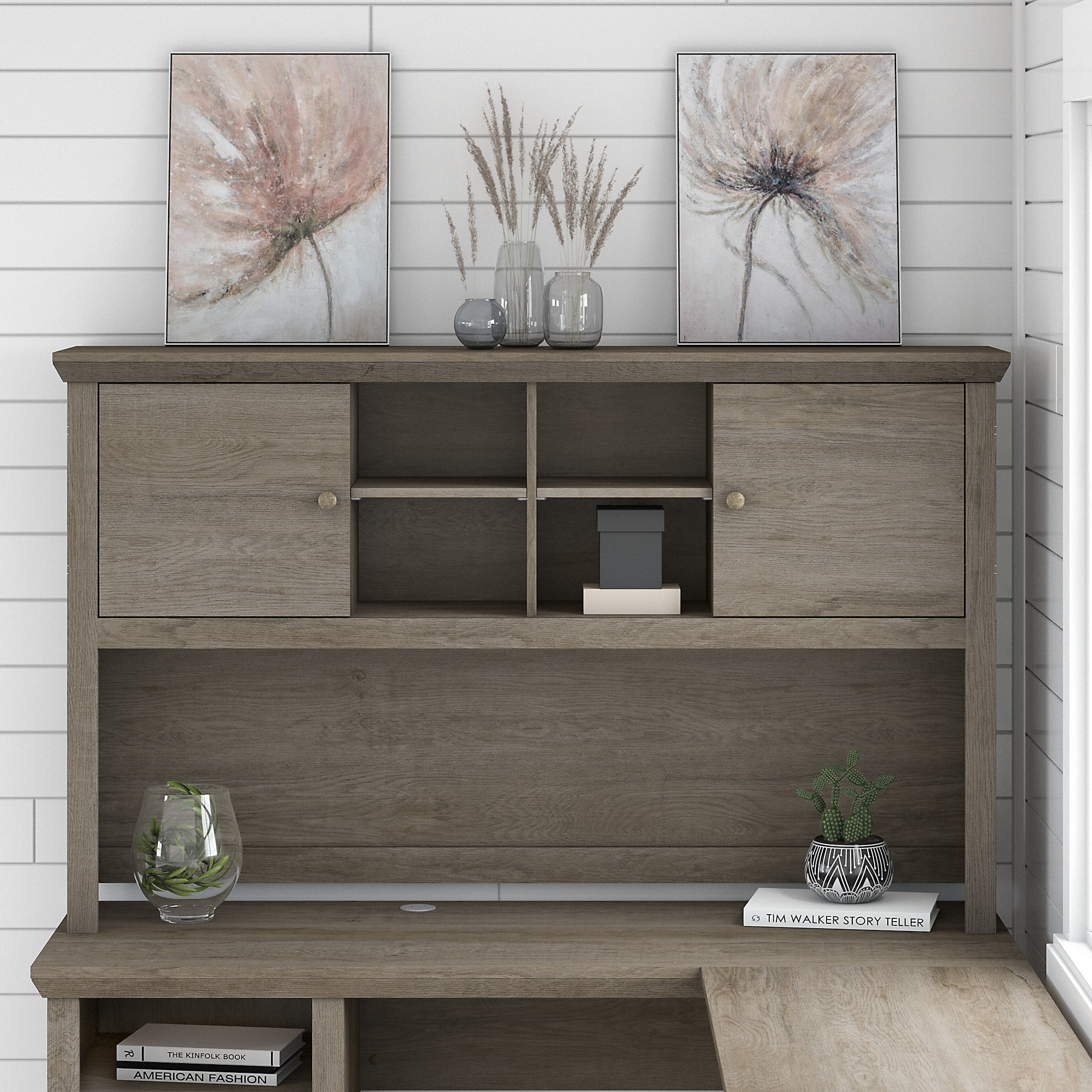 Bush Furniture Yorktown 60W Desk Hutch