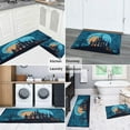 thumbnail image 5 of Happy Halloween Kitchen Mats Sets Of 2 Trick or Treat Kitchen Rugs and Mats for Door Bath Washable Decor Doormat Decorations for Porch Veranda Entryway (17x47in+30x17in), 5 of 7