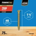 thumbnail image 3 of Wood Trim Screws, Star Head, #8 X 1-5/8", 75 PK., Hillman, 42501, 3 of 5
