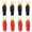 Assorted Color, variant on Viveous 4 Pairs 0ga Spade Fork Terminal Connectors For Audio Systems Speaker Wire Crimp Terminals Heavy-Duty Gold Plated Connectors For Enhanced Sound
