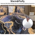thumbnail image 5 of NTBED Queen Comforter Set Marble Printed Bedding Set Retro Style Watercolor Gray, 5 of 6
