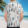 thumbnail image 6 of High Quality Hawaiian Shirts for Men Short Sleeve Aloha Beach Shirt Floral Summer Casual Button Down Shirts Blouses P8CD45, 6 of 7