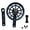 Includes BB, variant on Tibvox 34T-50T Bicycles Crankset 165mm Hollows Integrated Double Speed Round Chainring