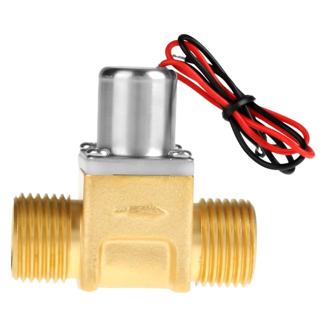 Válvula electromagnética de pulso Bling Bling 4,5 V CC 1/2 de latón
