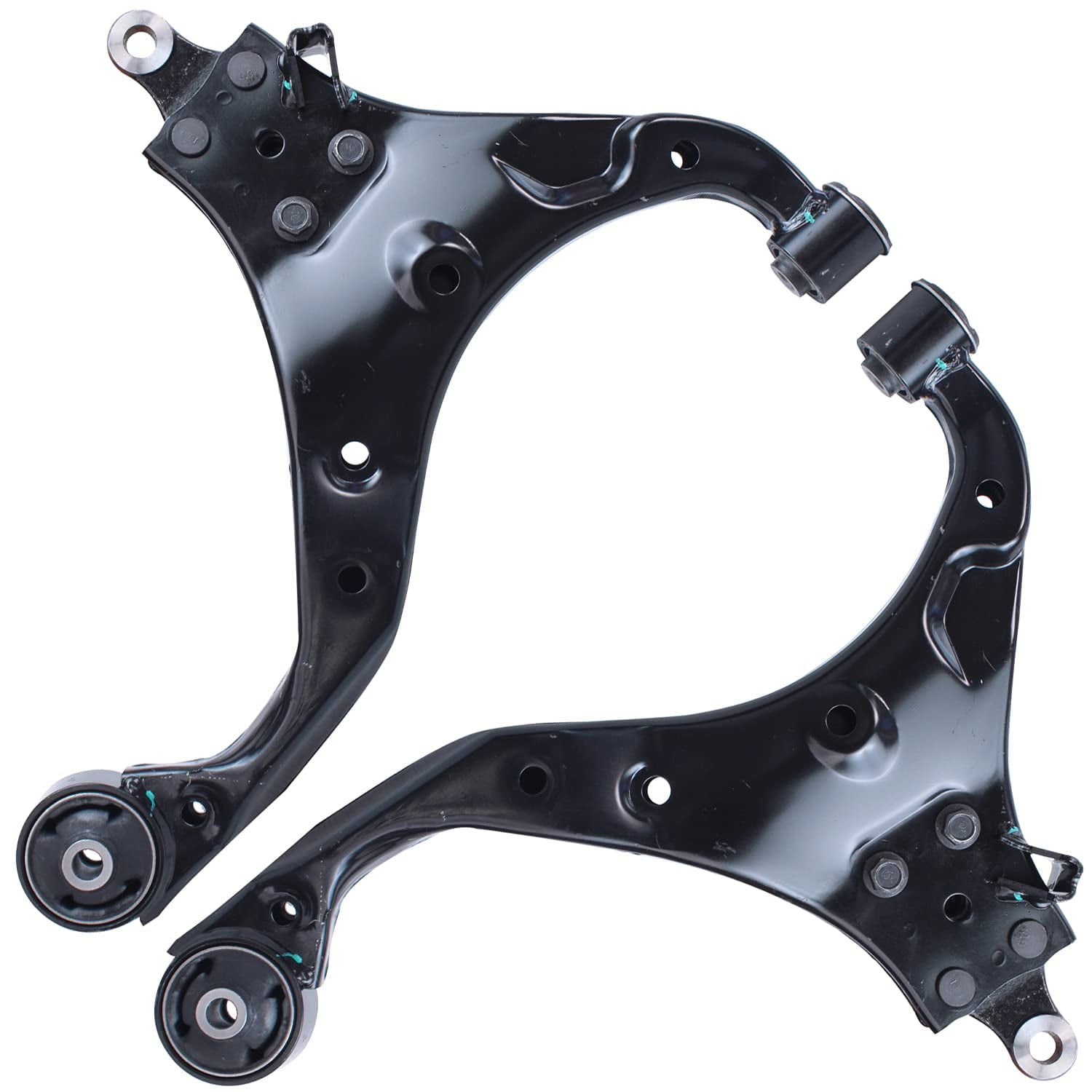 Detroit Axle - Front 12pc Suspension Kit for 05-09 Hyundai Tucson 05-10 Kia Sportage 2005 2006 2007 2008 2009, 2 Lower Control Arms 2 Ball Joints 2 Sway Bars 4 Tie Rods 2 Boots Replacement