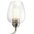 thumbnail image 2 of Kichler Valserrano 10 1/4" High 2-Light Brushed Nickel Wall Sconce, 2 of 6