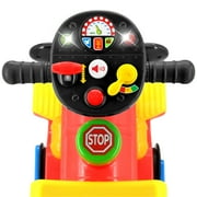 Disney: Mickey Mouse 2-in-1 Battery-Powered Ride-on Choo Choo Train W/ Caboose & Tracks