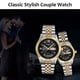 thumbnail image 2 of Mirar Irfora WLISTH S902 Elegante Reloj clásico para parejas Reloj de pulsera de cuarzo multifuncional para él y para ella Reloj de vestir de negocios para hombres y mujeres con calendario / Luminoso Irfora Mirar, 2 of 7
