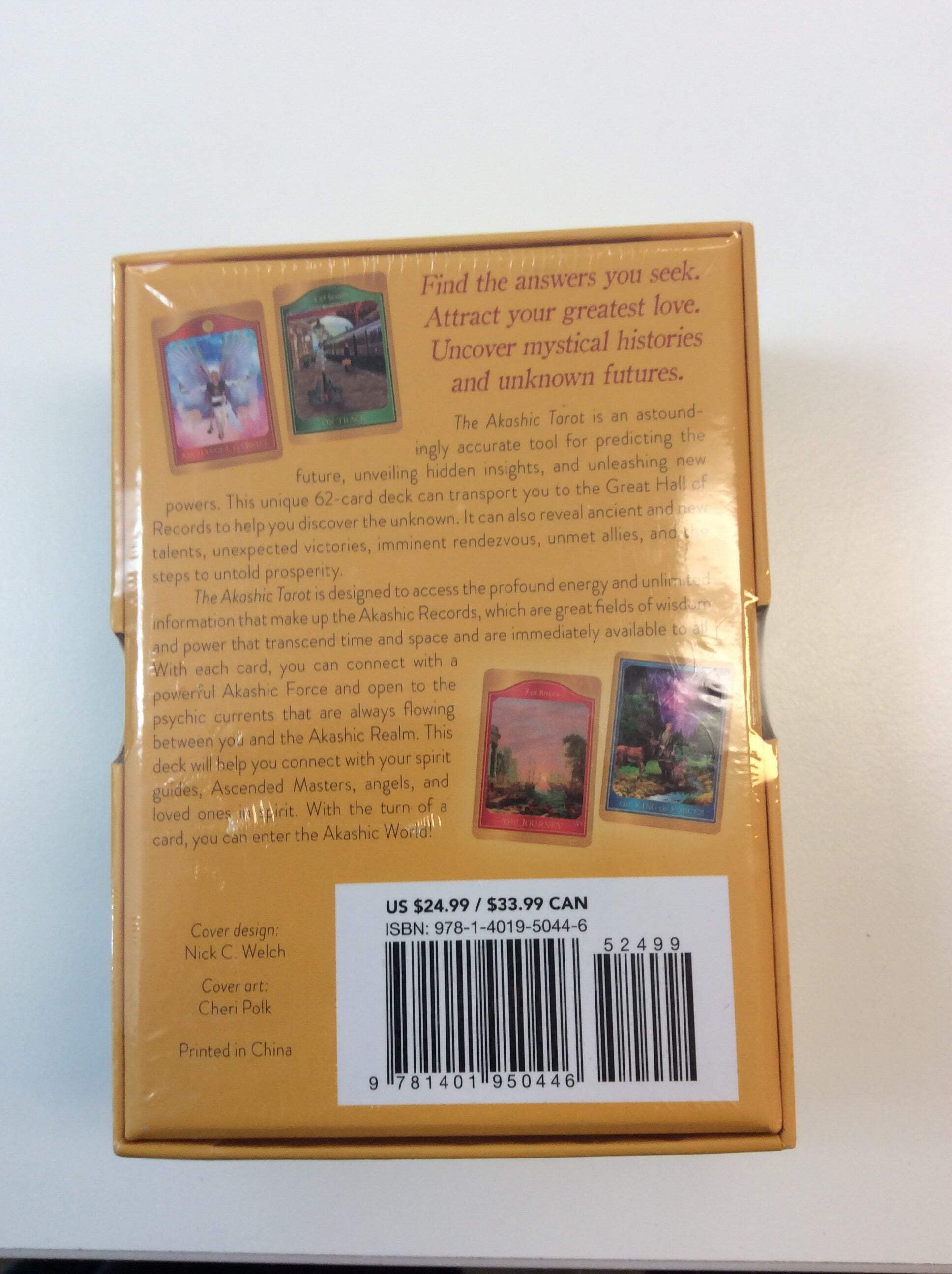 The Akashic Tarot: A 62-Card Deck and Guidebook, (Hardcover