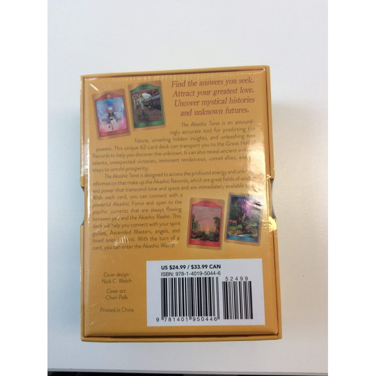 The Akashic Tarot: A 62-Card Deck and Guidebook, (Hardcover