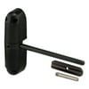 Safety Spring Door Closer – Easy to Install to Convert Hinged Doors to Self-Closing – Diecast Construction, 4-1/4 in. Black, Non-Handed (Single Pack)
