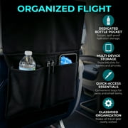 1 Pack Air Travel Tray Table Cover with Pocket, Plane essentials for Travel, Airplane Accessories Must-Haves for Train and Flying Supplies, Airplane Seat Storage Back Organizer