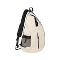 thumbnail image 4 of Bolsa de tenis para hombres Mujeres Bolsa de viaje Gran capacidad Multipropósito Oxford Portly Players Organizador de bolsas de pickleball al aire Beige, 4 of 8