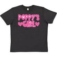 thumbnail image 3 of Inktastic Poppy's Girl Pink with Hearts Youth T-Shirt, 3 of 5