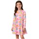 thumbnail image 1 of Vestido de manga larga con cuello redondo para niñas, vestido elástico de manga larga, corte A, estilo patinador con volantes, vestido de recital escolar, vestido de manga larga con cuello redondo par, 1 of 6