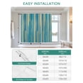 thumbnail image 6 of Blue Yellow Tie Up Curtains for Windows 54 Inch Length Balloon Curtains Kitchen Adjustable Balloon Window Shade Vintage Farmhouse Abstract Wooden Grain Tie Up Valance Bathroom Curtain Window 42"x54", 6 of 6