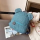 thumbnail image 1 of Mochila infantil con diseño de osito y cordero, mochila infantil de viaje, ligera, duradera, de gran capacidad, plegable, correas de hombro ajustables, material suave de cordero.,Wsvlmg, 1 of 9