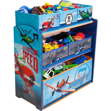 Delta Disney Planes Multi-Bin Toy Organizer, Blue - Walmart.com