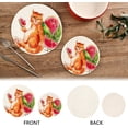 thumbnail image 4 of SKYSONIC Cute Ginger Cat Pot Holders Trivets, 2 Pcs Heat Resistant Trivets,Watermelon Summer Cotton Thread Weave Mats for Hot Pads Pans Pot Bowl Teapot for Kitchen Decor, 4 of 7