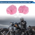 thumbnail image 2 of Accesorios de Casco de Motocicleta Decoración Orejas de Oso Redondas para Cascos de Motocicleta Bicicleta Esquí Color Durazno Pegatina 1 Juego, 2 of 6