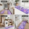 thumbnail image 5 of Purple Lavender Butterfly Scene Kitchen Rugs Sets Of 3,Kitchen Runner Rugs Non Skid Washable,Decorative Kitchen Floor Mats for Kitchen,Sink,Laundry,17"x30"+ 17"x47" + 17"x59", 5 of 6