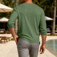thumbnail image 6 of zbxnLI Long Sleeve T Shirts for Men Comfy Workout Athletic Tee Tops with Pockets Comfort Breathable Soft Tshirt, 6 of 7