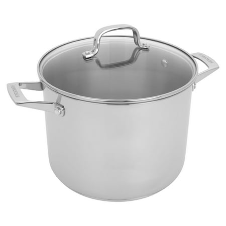 Henckels 8.5-Qt Stainless Steel Pasta Pot with Lid and Strainers, Oven and Dishwasher Safe