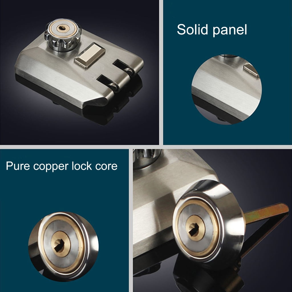Cylinder Dead Bolt Lock AntiTheft Door Lock with Key Single Cylinder Exterior Door Gate Lock Door Hardware Enduring