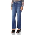 thumbnail image 2 of WallFlower Women's Luscious Curvy Bootcut Mid-Rise Insta Stretch Juniors Jeans (Standard and Plus), 2 of 4