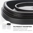 thumbnail image 3 of 2 Pcs Pots Alimentaires en Plastique 520ml Contenant pour Produits Secs avec Couvercles pour Rangement des Aliments, 3 of 8