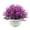 B, variant on Artificial Flower Heads Artificial Potted Plants Plastic Greenery In Pots Small Faux Topiary Shrubs For Centerpiece Desk Room House Decor Decoration