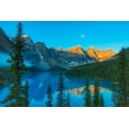 thumbnail image 2 of Jaynes Gallery 24x17 White Modern Wood Framed Museum Art Print Titled - Canada-Alberta-Banff National Park Moraine Lake and Valley of the Ten Peaks at sunrise, 2 of 4
