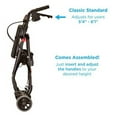 thumbnail image 3 of NOVA GetGo Classic Rollator Walker Standard Size, Rolling Walker for Height 5'4" - 6'1", Seat Height is 22.25 Inch, Color Black, 3 of 3